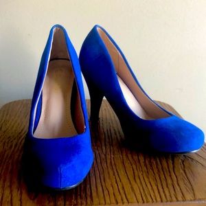 Blue High heels